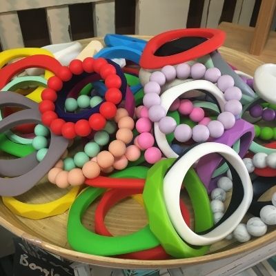 Bangles food grade silicone Shabby Chic Design
