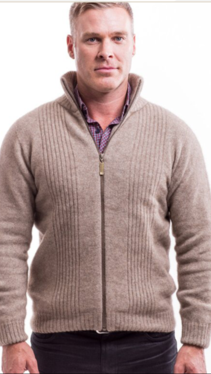 Rib front jacket