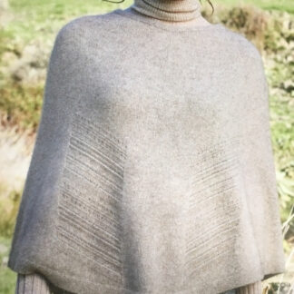lace chevron poncho