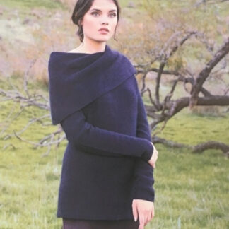 origami neck sweater