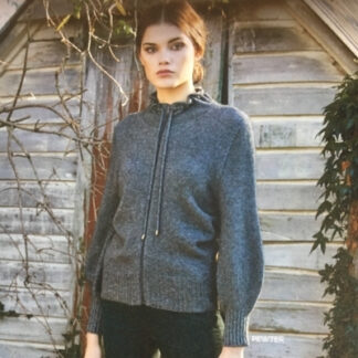 ruffle neck bomber