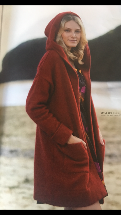 Oversized hooded jacket