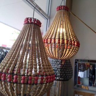Beaded light shade