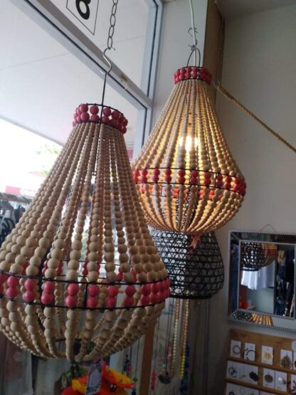 Beaded light shade