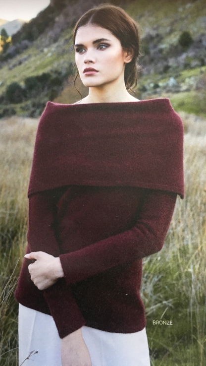 Origami neck sweater