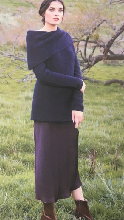 Origami neck sweater