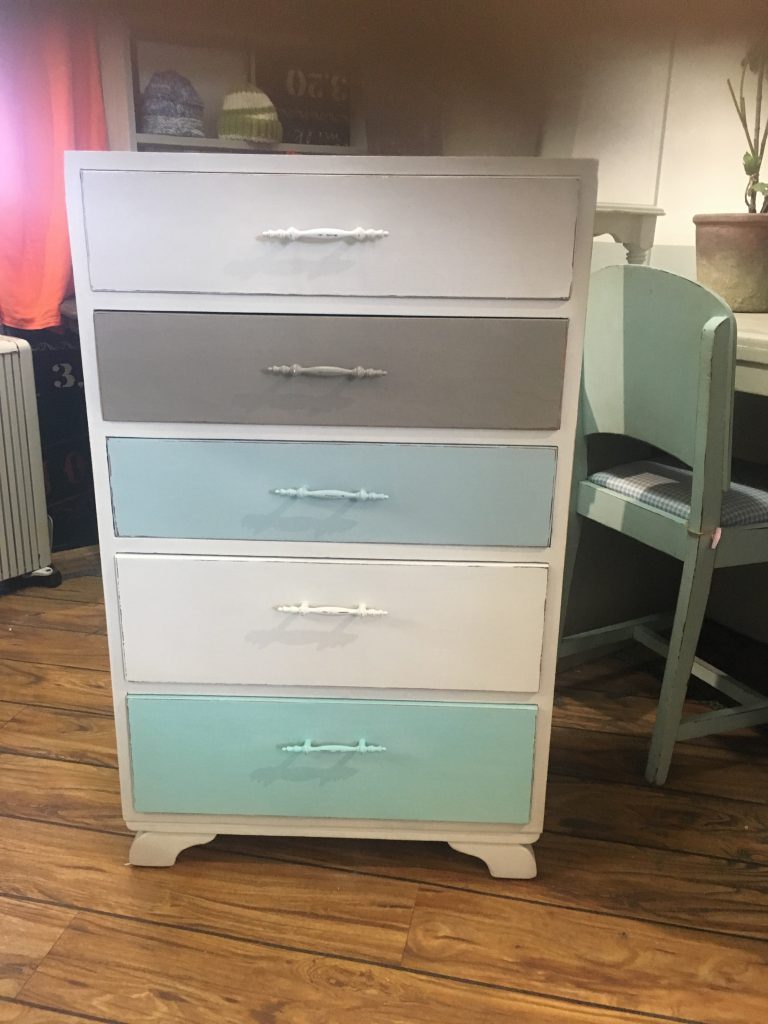 furniture painting services wooden tallboy