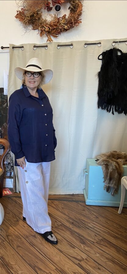 White Linen pants - Image 3