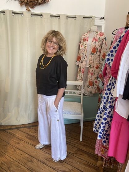 White Linen pants