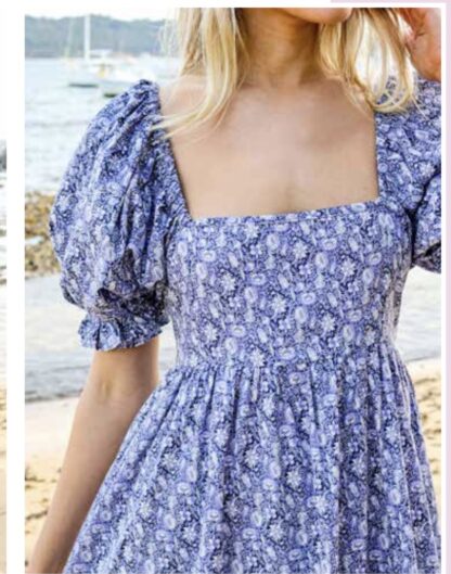 Square neckline dress