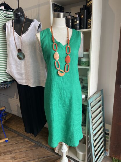 Shabby chic design linen dress - Image 2