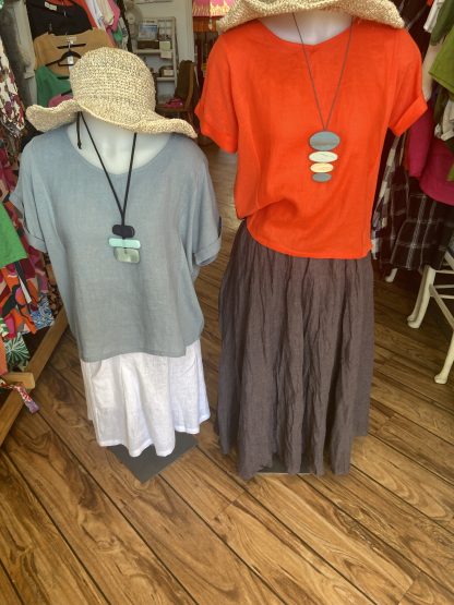 Linen Tee Shirt new colours - Image 2