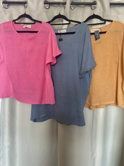 Linen Tee Shirt new colours