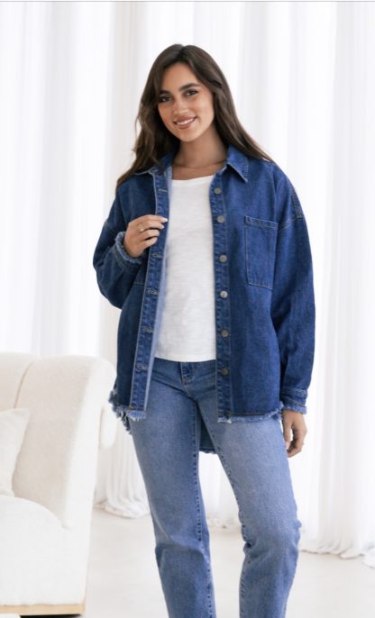 Denim blue  jacket - Image 5