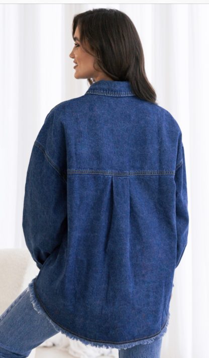 Denim blue  jacket - Image 4