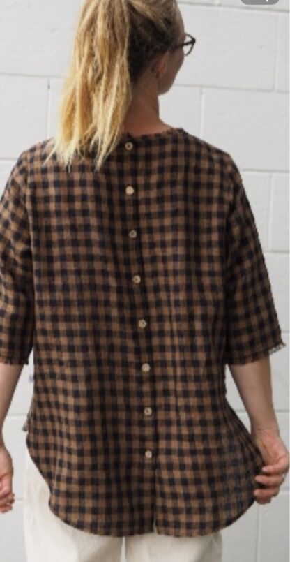 New Zealand design linen top - Image 2