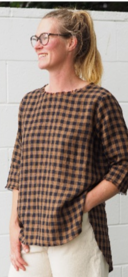 New Zealand design linen top