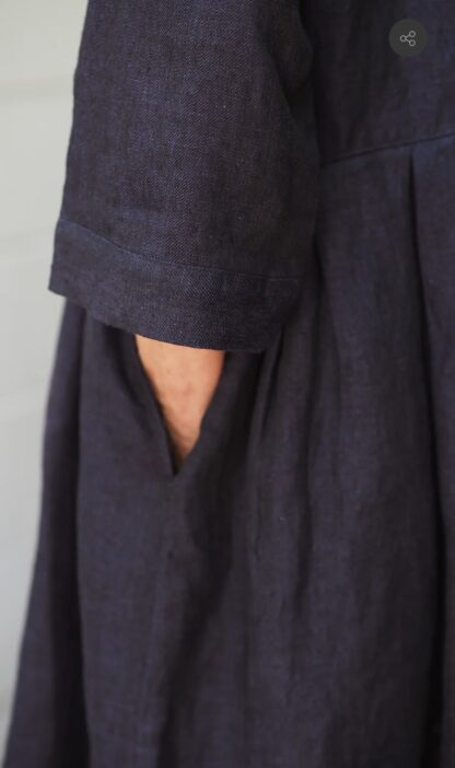 NZ Design Linen Dress - Image 3